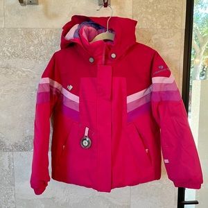 Obermeyer Girl's Neato Jacket Pink w. Compass Sz 6